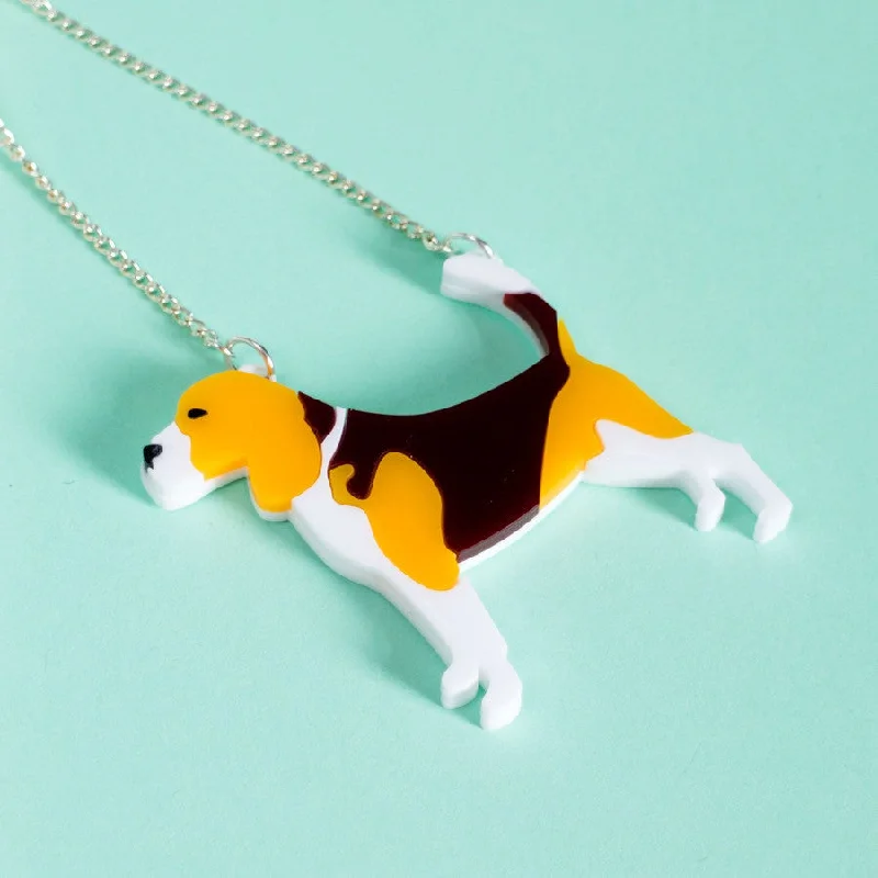 trendy necklaces for women -Beagle Necklace