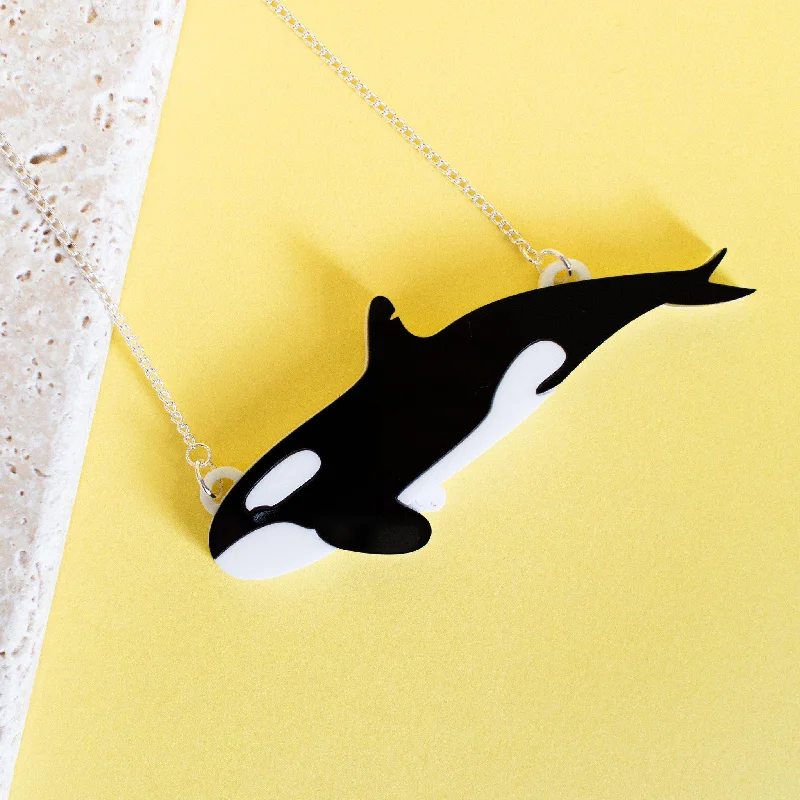 fashion-forward necklaces for women -Orca Necklace