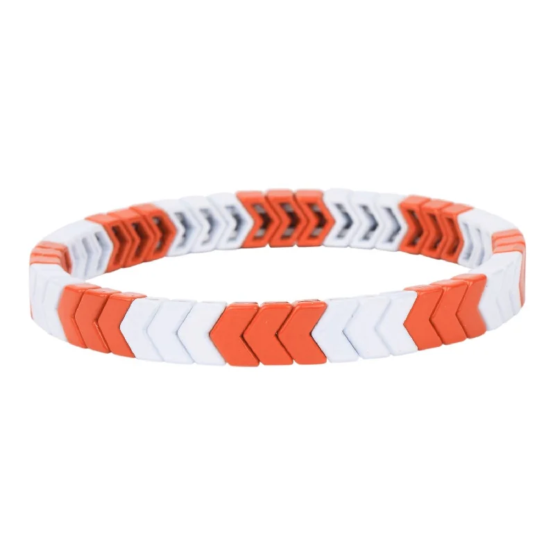 Unisex - Rebel Without A Cause Single Bracelet In Orange