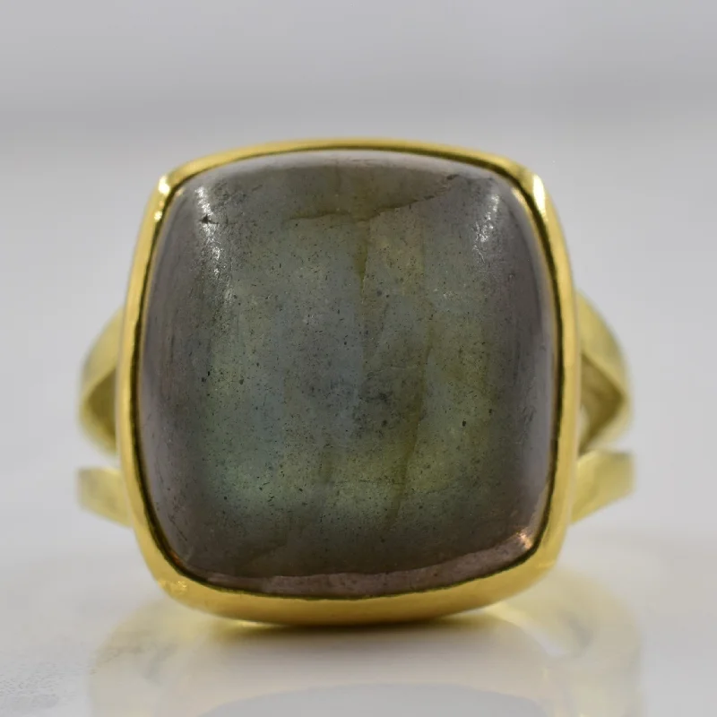 Labradorite Ring | 15.00ct | SZ 6.5 |