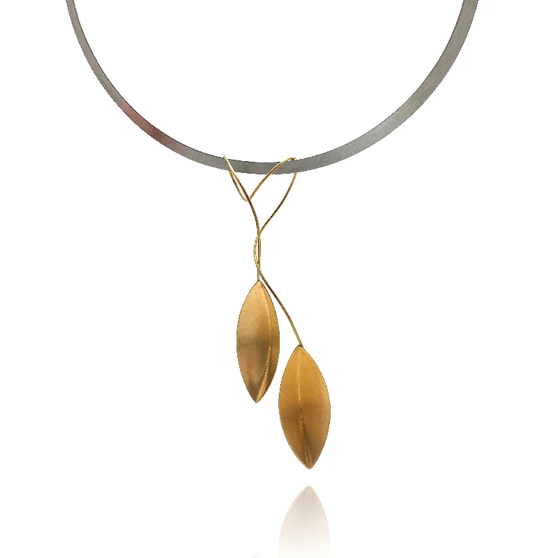 modern necklaces for women -Falling Leaves Necklace