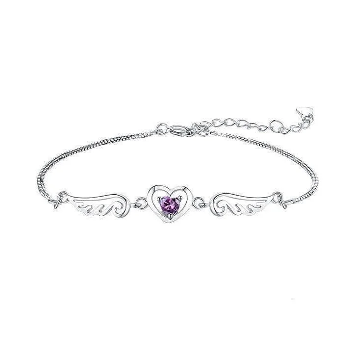 Heart Diamond Angel Series Bracelet