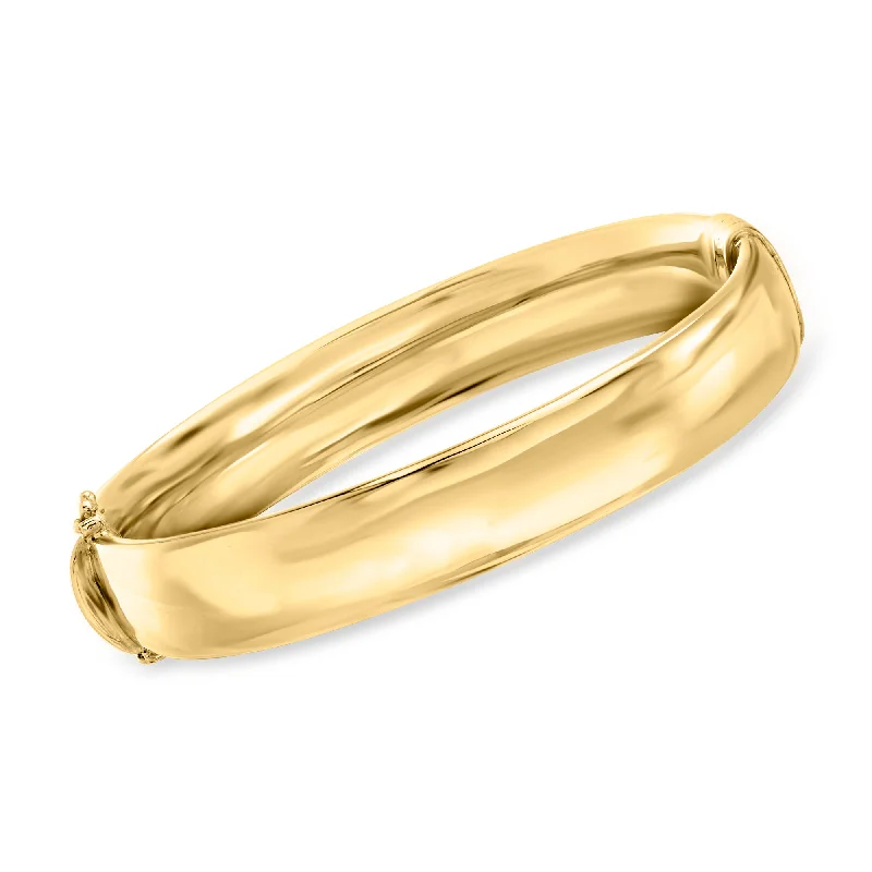 Ross-Simons 18kt Gold Over Sterling Bangle Bracelet