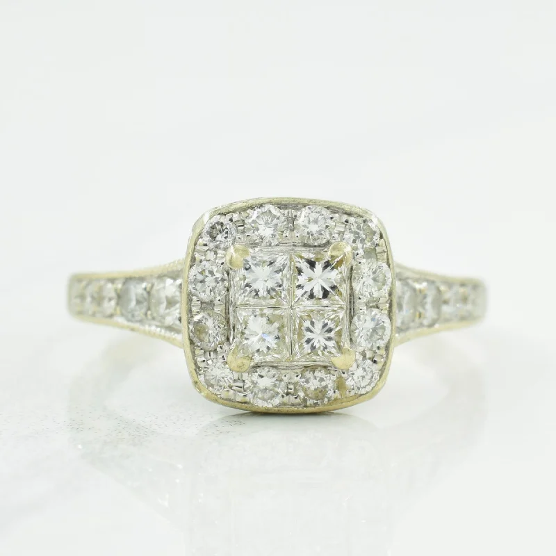 Cluster Diamond Ring | 0.82ctw | SZ 7.25 |