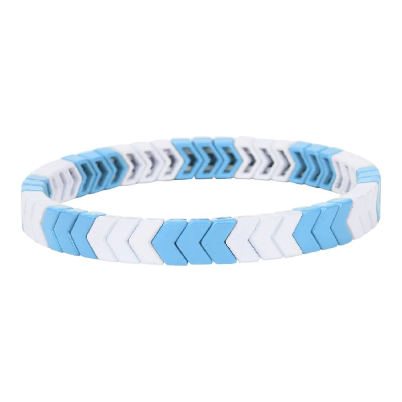 Unisex - Rebel Without A Cause Single Bracelet In Light Blue