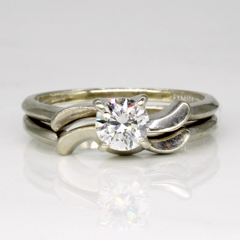 Diamond Wedding Ring Set | 0.44ct | SZ 6.25 |