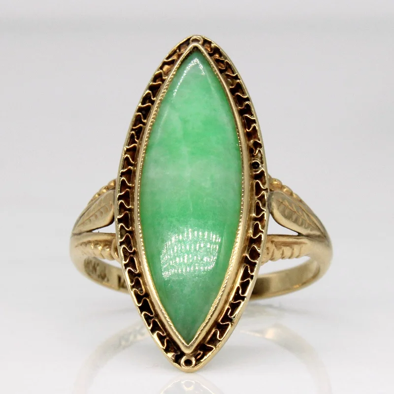 Jadeite Cocktail Ring | 5.00ct | SZ 7.5 |