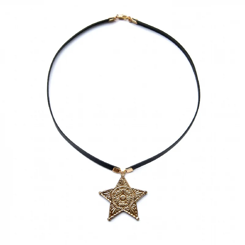 stunning statement necklaces for women -CONCHO STAR . necklet