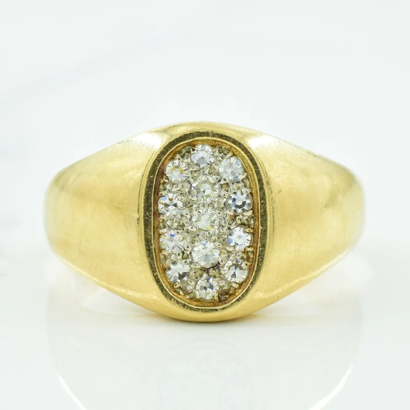 Cluster Diamond Ring | 0.26ctw | SZ 11.5 |