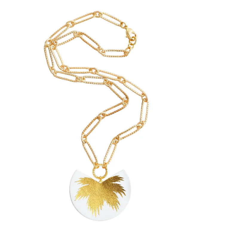 matching necklaces for women -WILD PALMS . pendant