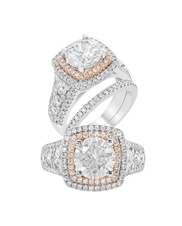 modern gold engagement rings -Diamond Engagement Ring