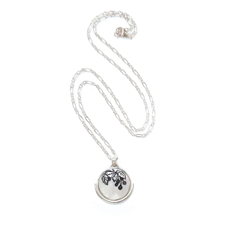 delicate crystal necklaces for women -COPERNICUS . SUPER . Full Moon Pendant