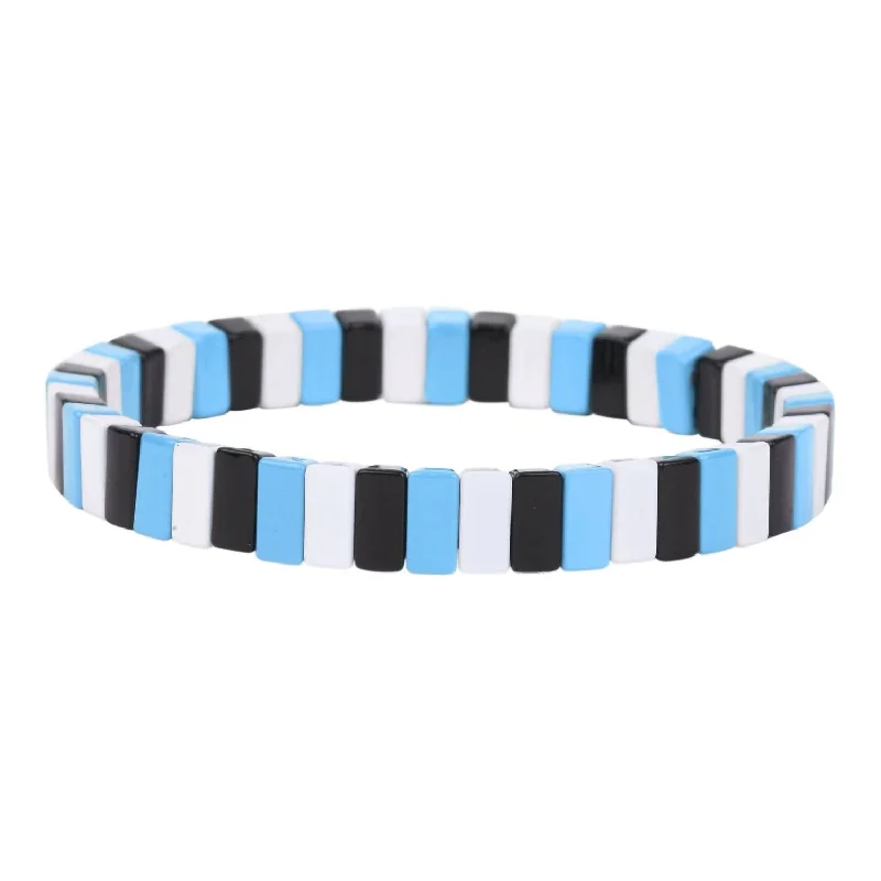 Men's American Graffiti Tile Bracelet In Light Blue