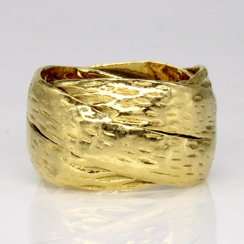 18k Yellow Gold Ring | SZ 5.25 |