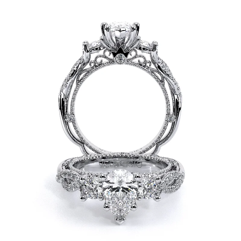 affordable engagement ring sets -VENETIAN-5013PEAR