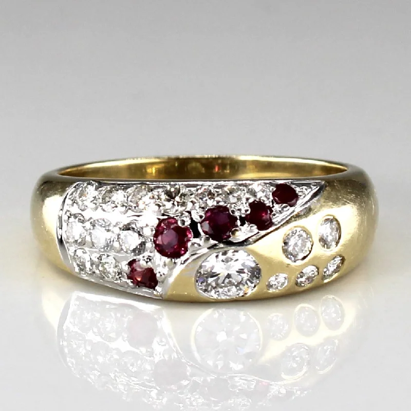 Diamond & Rubies Band | 0.54ctw | 0.17ctw | SZ 6.75 |