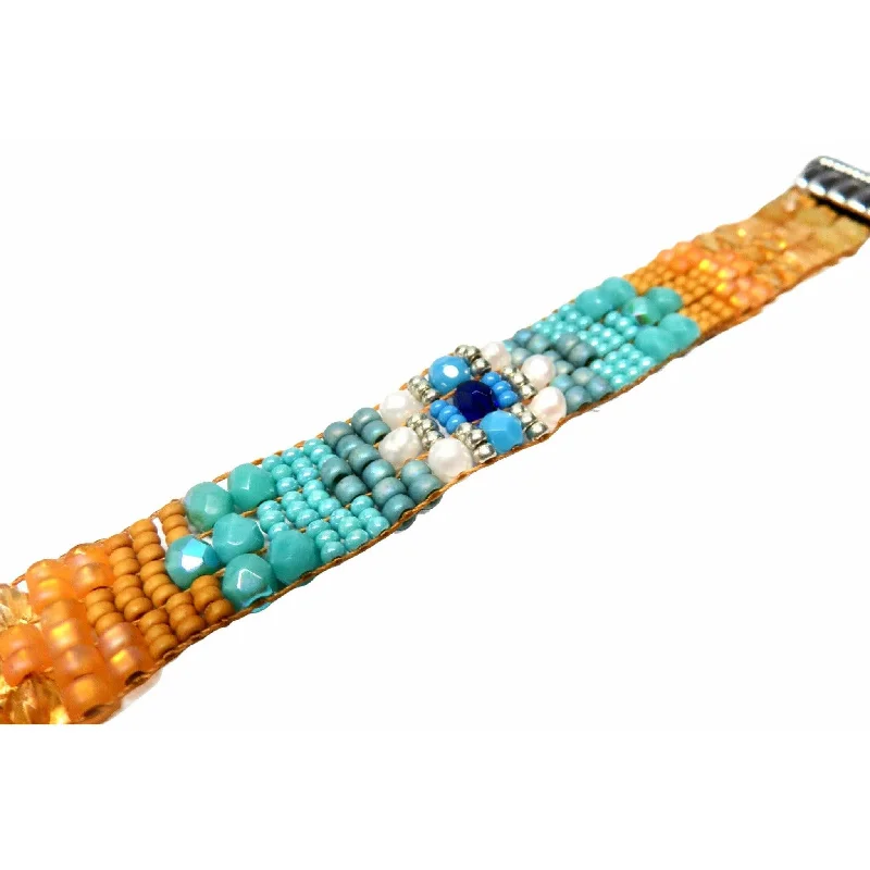 Chili Rose " Freedom 2" Tiffany  Bracelet by Adonnah Langer - Ombre Collection