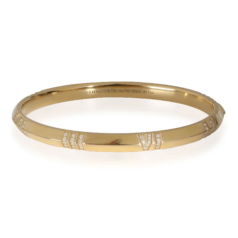 Tiffany & Co. Atlas Bracelet in 18k Yellow Gold 0.33 CTW