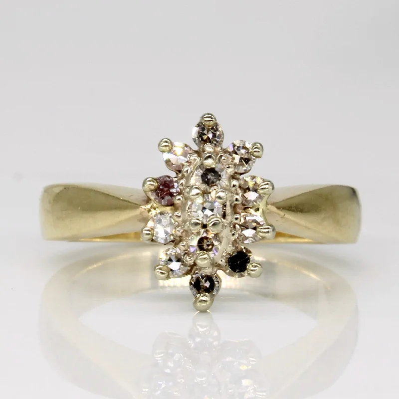 Diamond Cluster Ring | 0.22ctw | SZ 4.5 |