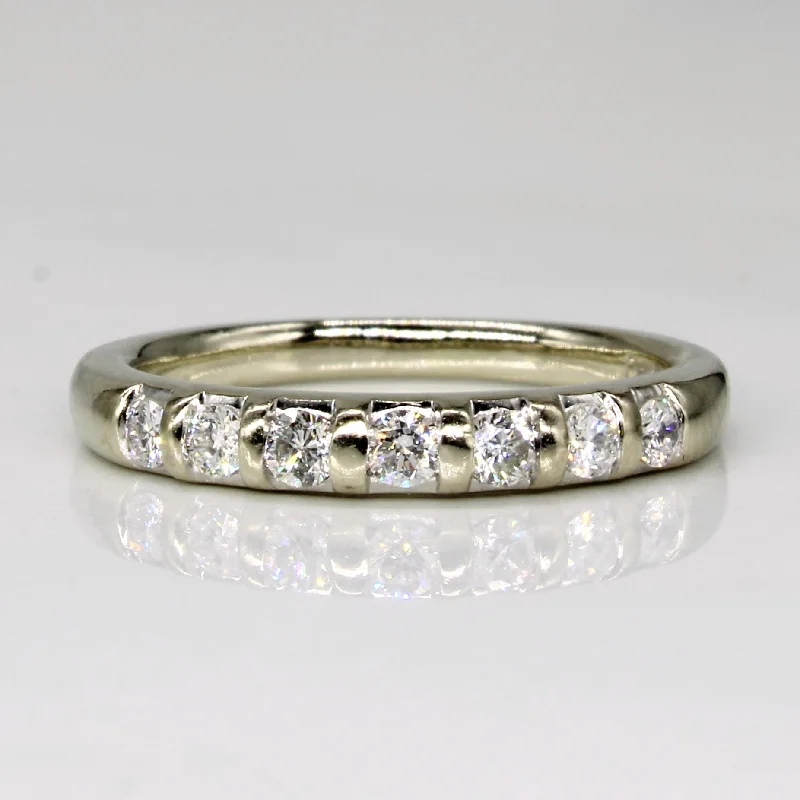 Flush Set Diamond Ring | 0.22ctw | SZ 4.75 |