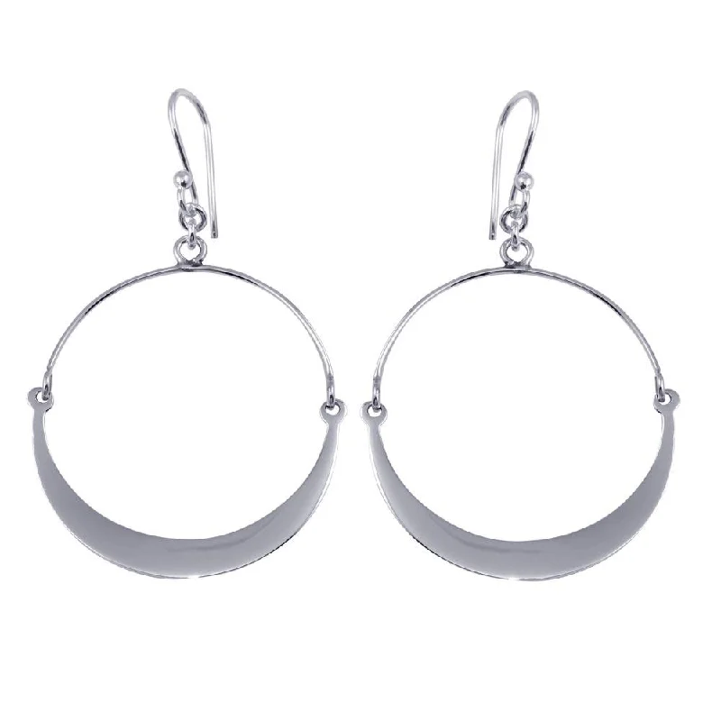 cute earrings for women -925 Sterling Silver Dangling Bendable Dangling Earrings - TRE00017