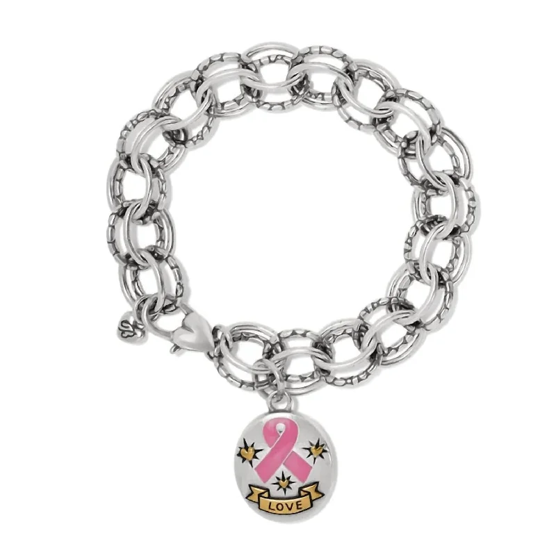 Women's Power Of Pink 2023 Bracelet In Silver-Gold