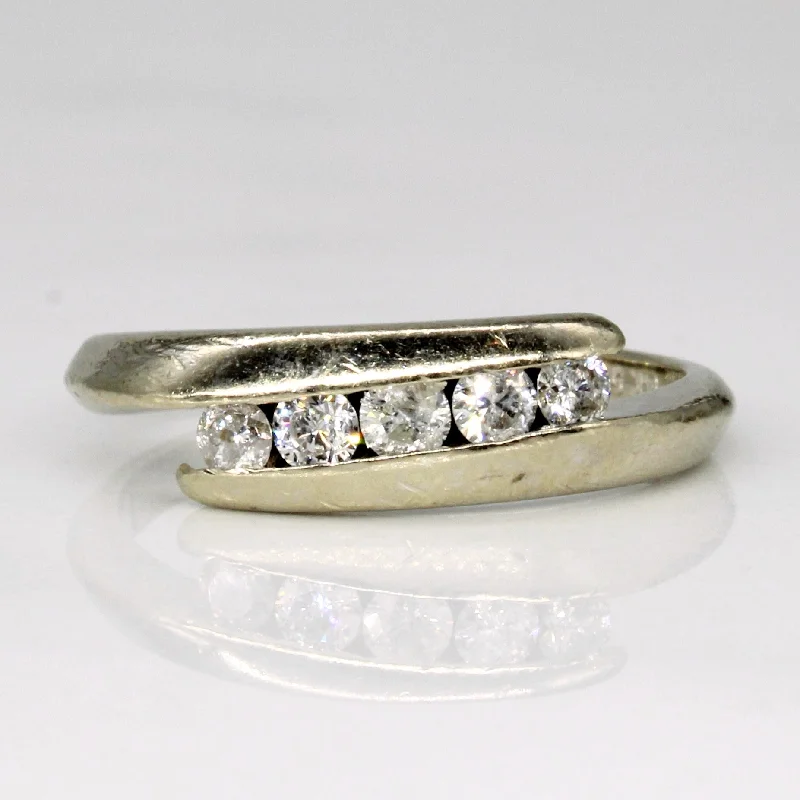 Diamond Waterfall Ring | 0.15ctw | SZ 5.25 |