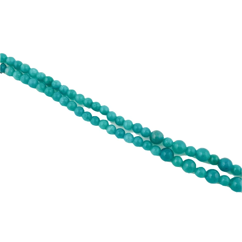 high-end necklaces for women -Alluring Amazonite Beaded Necklace