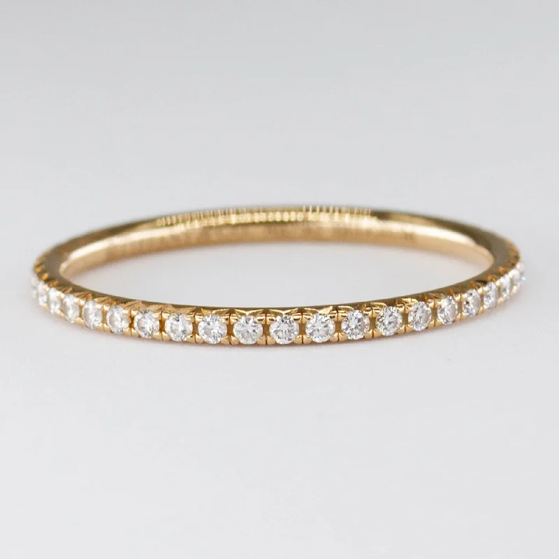 'Tiffany & Co.' Metro 18k Rose Gold Diamond Ring  | 0.22ctw | SZ 6.5