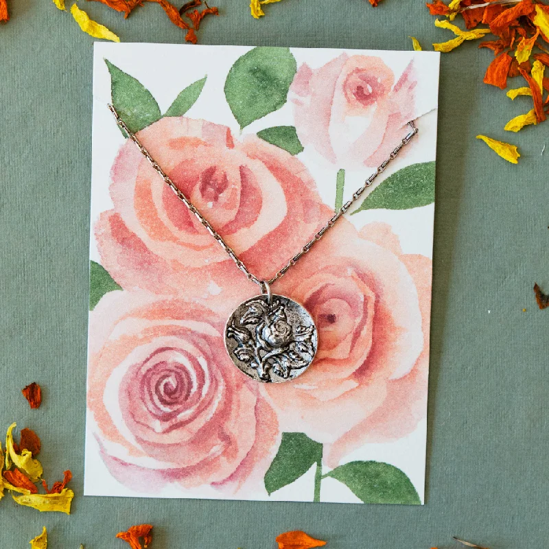 engagement necklaces for women -65 Roses Necklace - benefiting the Cystic Fibrosis Foundation