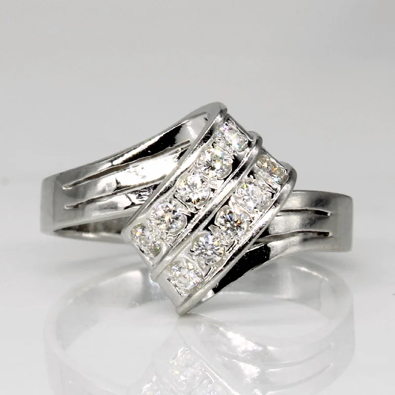 Diamond Waterfall Ring | 0.10ctw | SZ 5.75 |