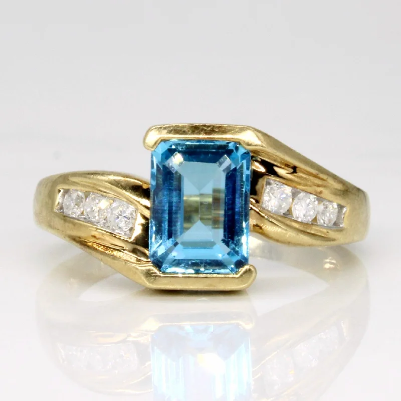 Topaz & Diamond Ring | 2.10ct, 0.20ctw | SZ 7 |