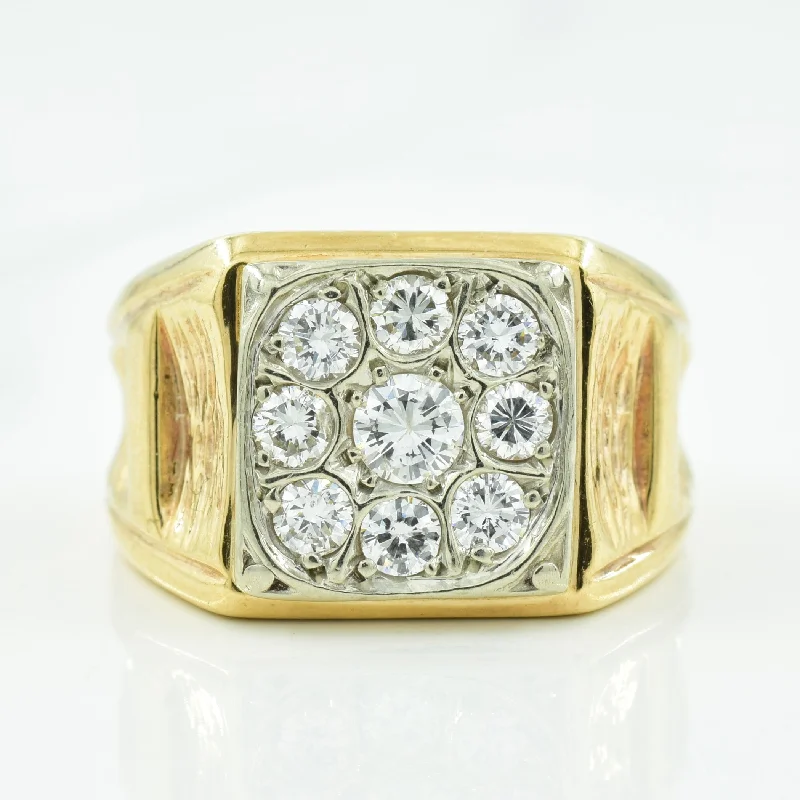 Diamond Cluster Ring | 0.76ctw | SZ 8.5 |