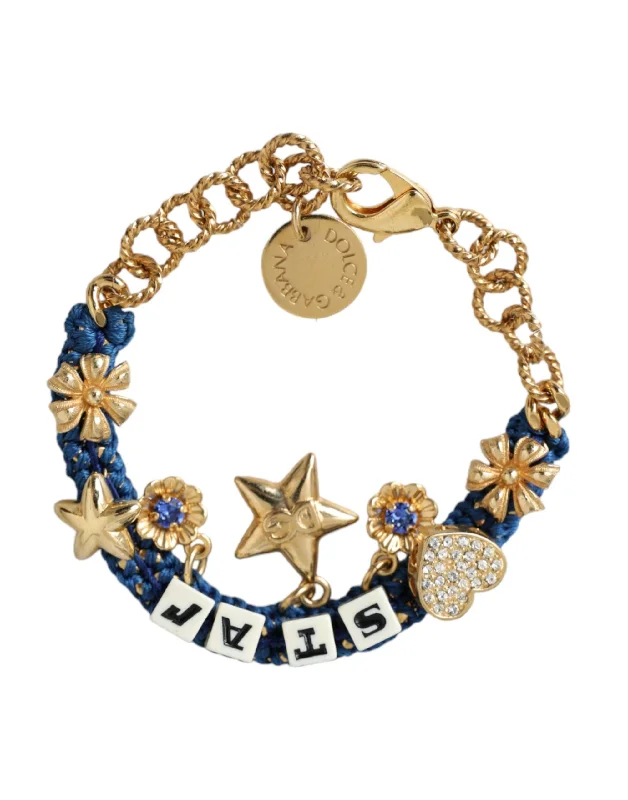 Dolce & Gabbana  Tone Brass Chain Star Fashion Women's Bracelet