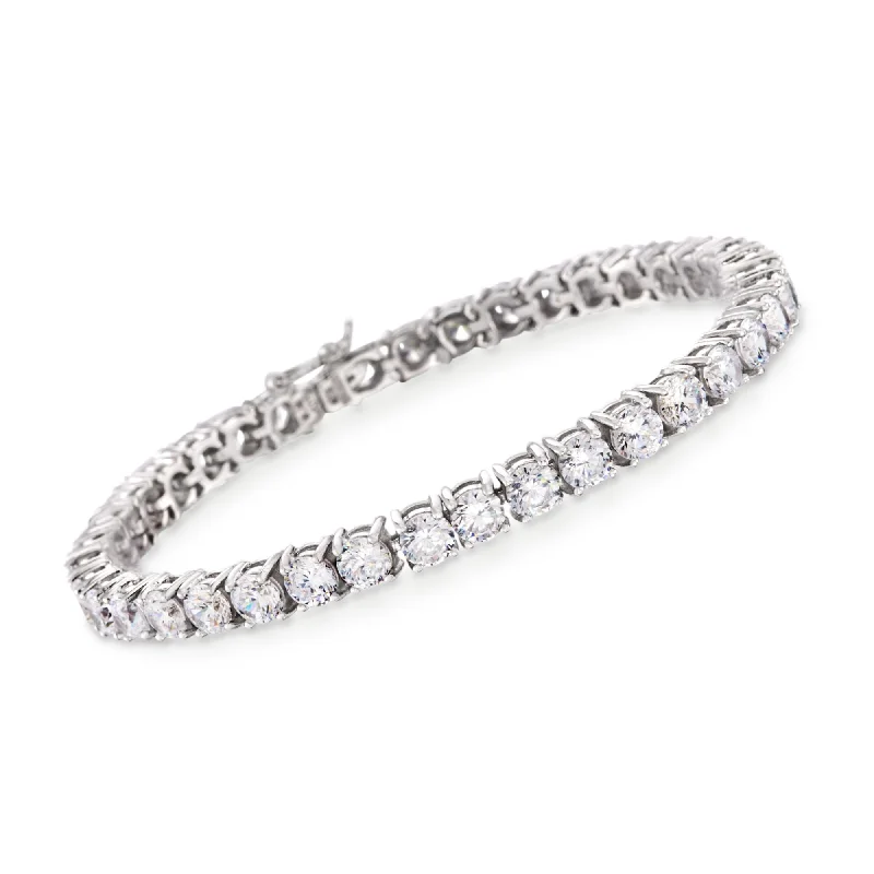 Ross-Simons CZ Tennis Bracelet in Sterling Silver