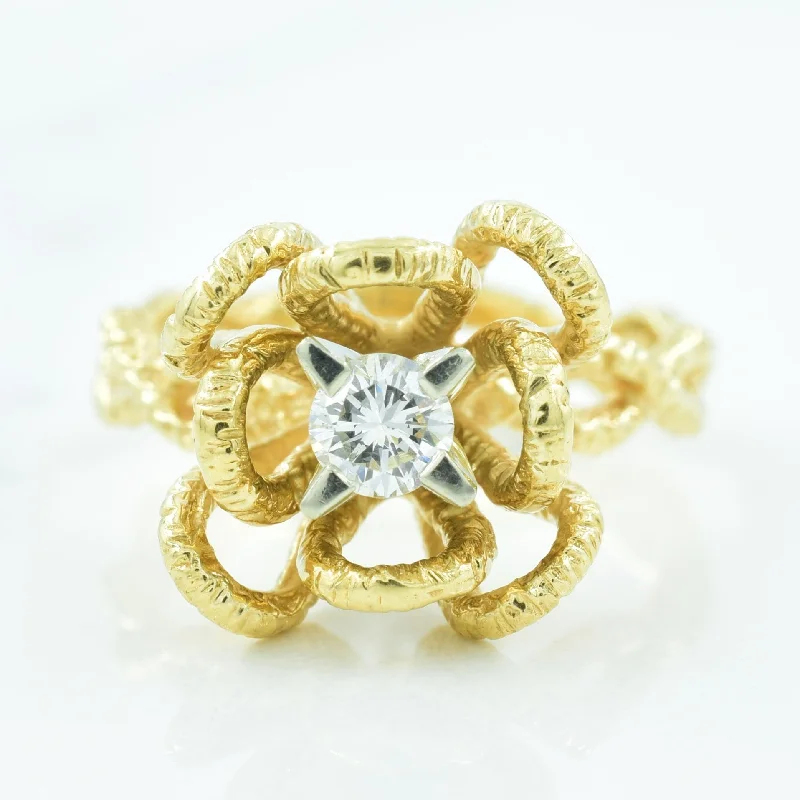 Diamond Cocktail Ring | 0.25ct | SZ 6.75 |