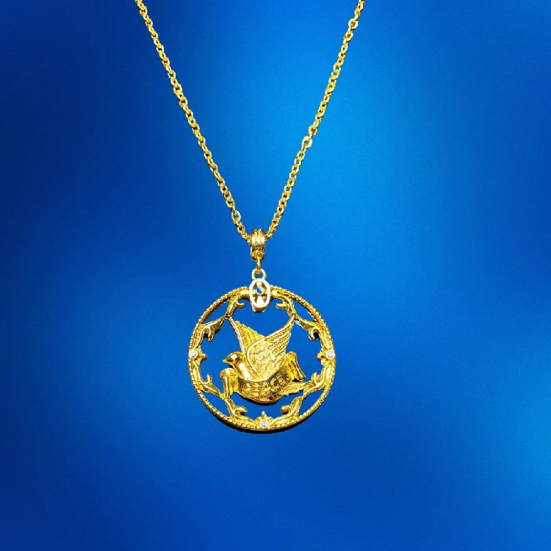 high-end necklaces for women -Peace Dove  Necklace