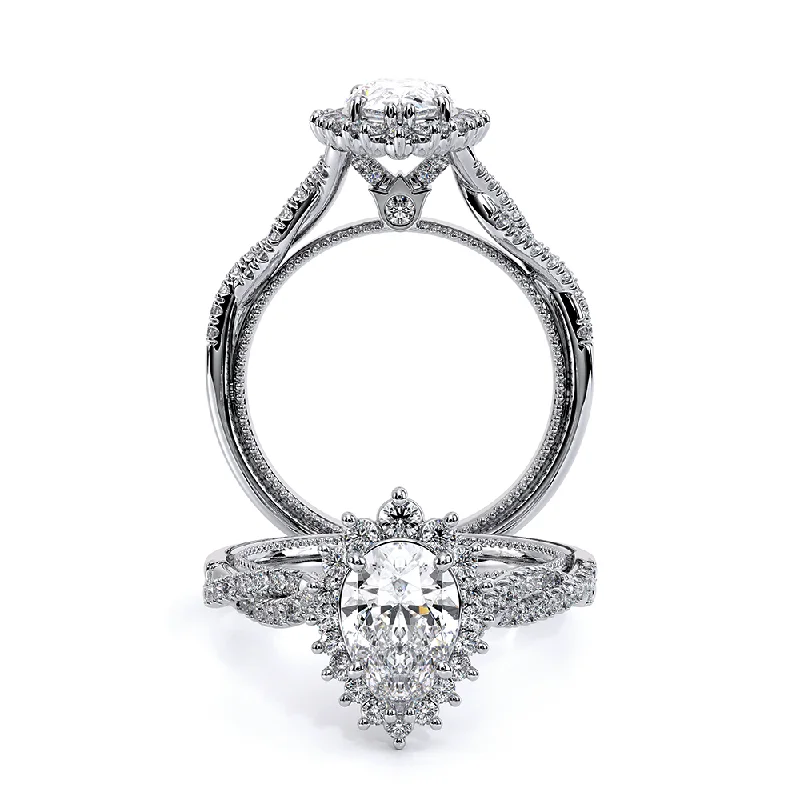 solitaire engagement rings for women -Renaissance-987PEAR