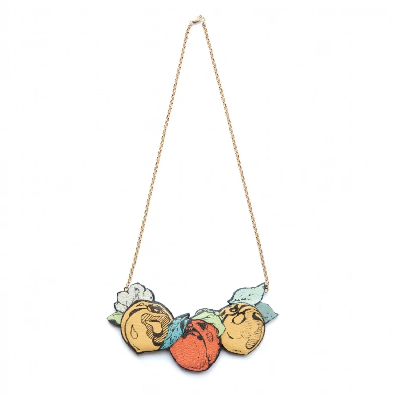 sterling silver necklaces for women -PEACH BRANCH . necklace