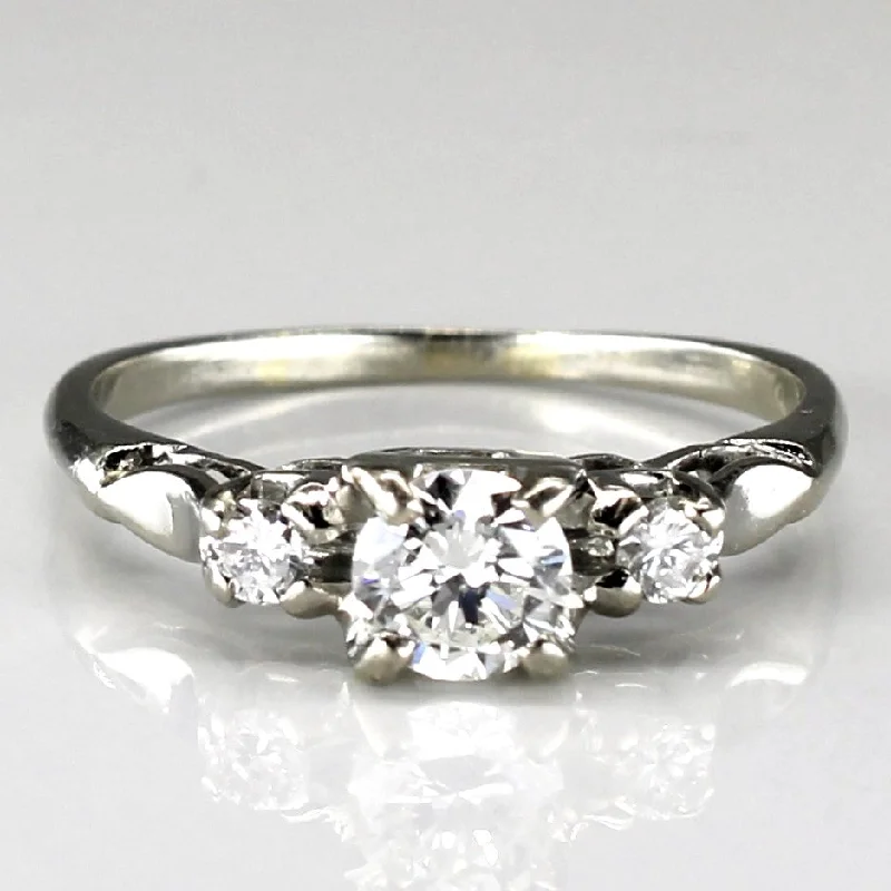 Three Stone Diamond Ring | 0.51ctw | SZ 6 |