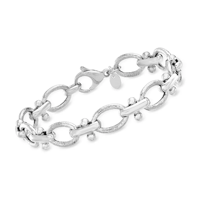 Ross-Simons Italian Sterling Silver Link Bracelet