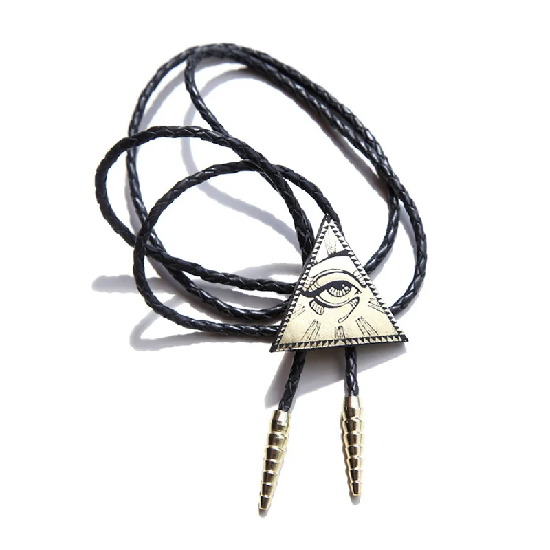 crystal necklaces for women -ALL SEEING EYE . bolo