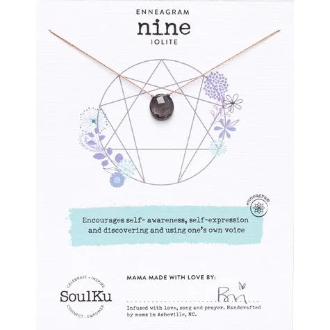 luxury fashion necklaces for women -Soulku Enneagram Necklace