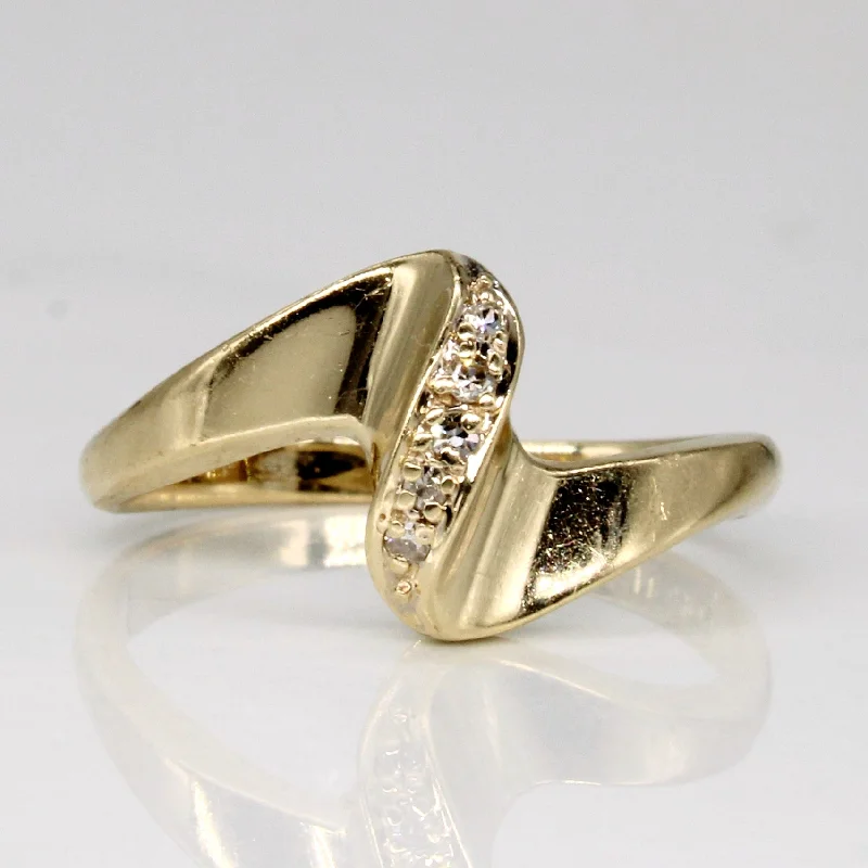 Diamond Waterfall Ring | 0.03ctw | SZ 6.25 |