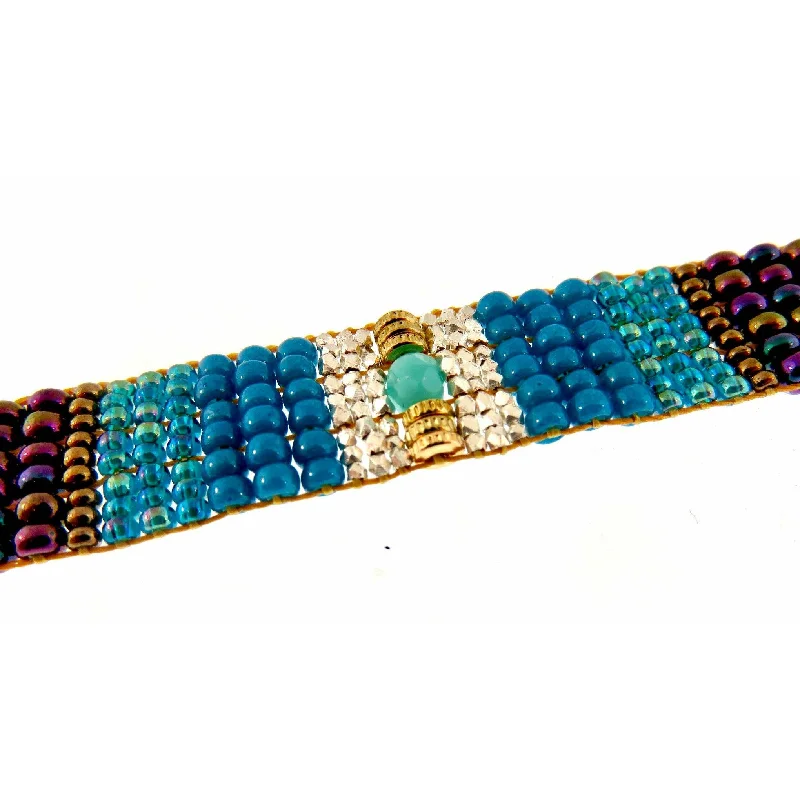 Chili Rose  "Desert Nights  " Narrow Tiffany  Bracelet by Adonnah Langer