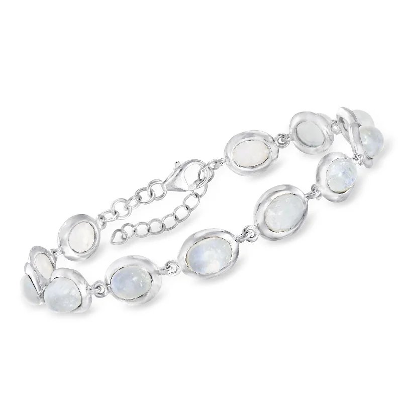 Ross-Simons Moonstone Bracelet in Sterling Silver