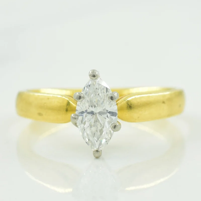 Marquise Cut Diamond Ring | 0.45ct | SZ 5 |