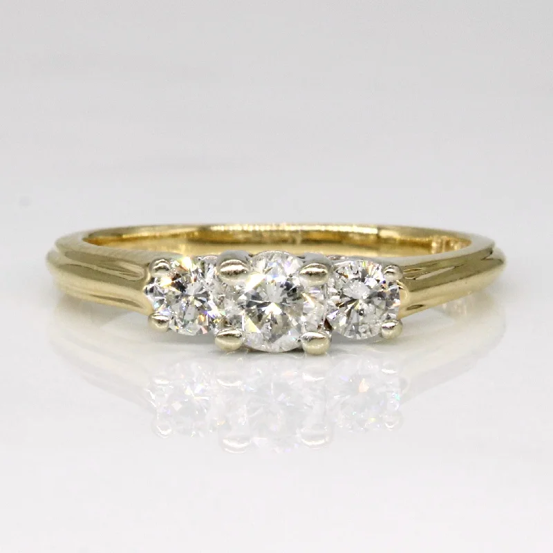 Three Stone Diamond Ring | 0.50ctw | SZ 5.5 |