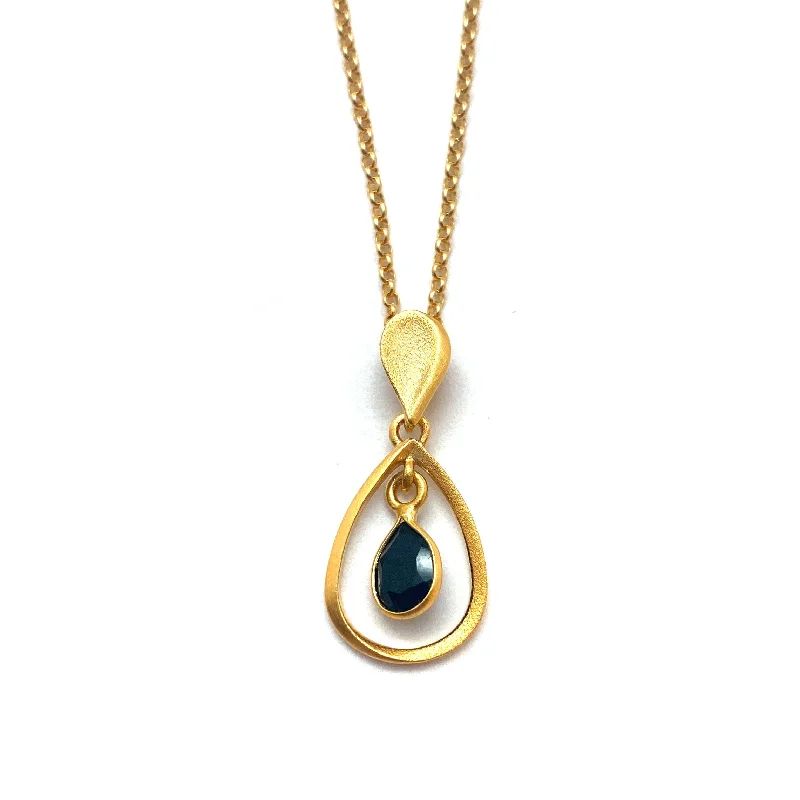 luxury fashion necklaces for women -Teardrop Spinel Drop Pendant