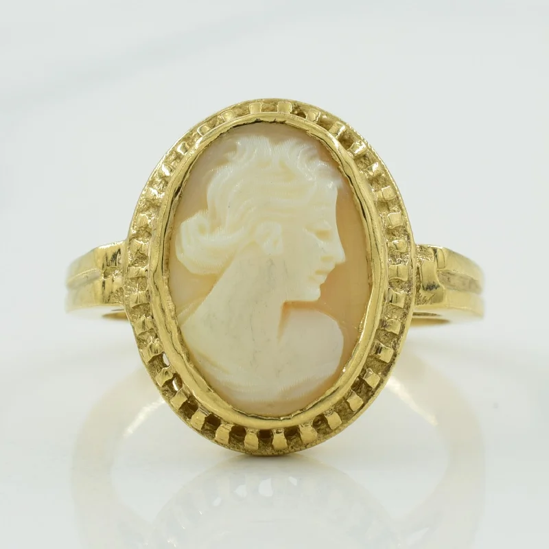 Cameo Shell Ring | 2.00ct | SZ 5.25 |